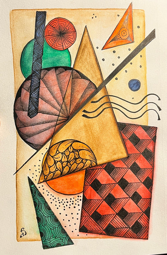 Kandinsky-inspired Work (KIW) #1