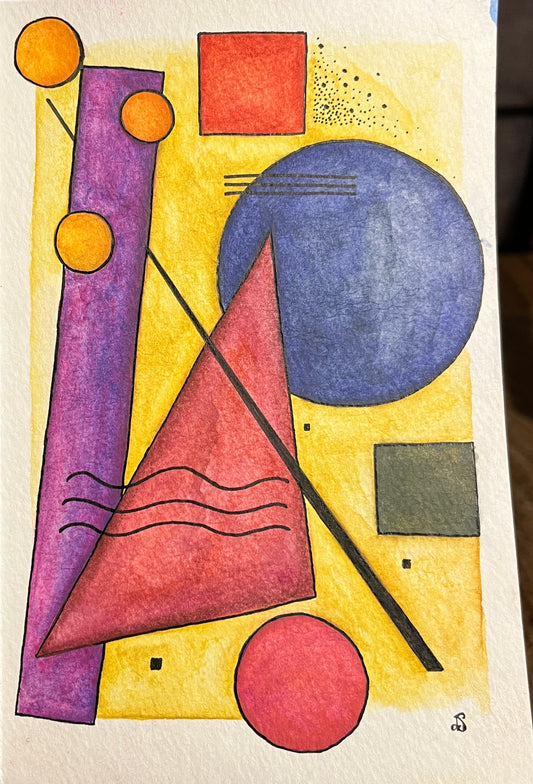 Kandinsky-inspired Work (KIW) #2